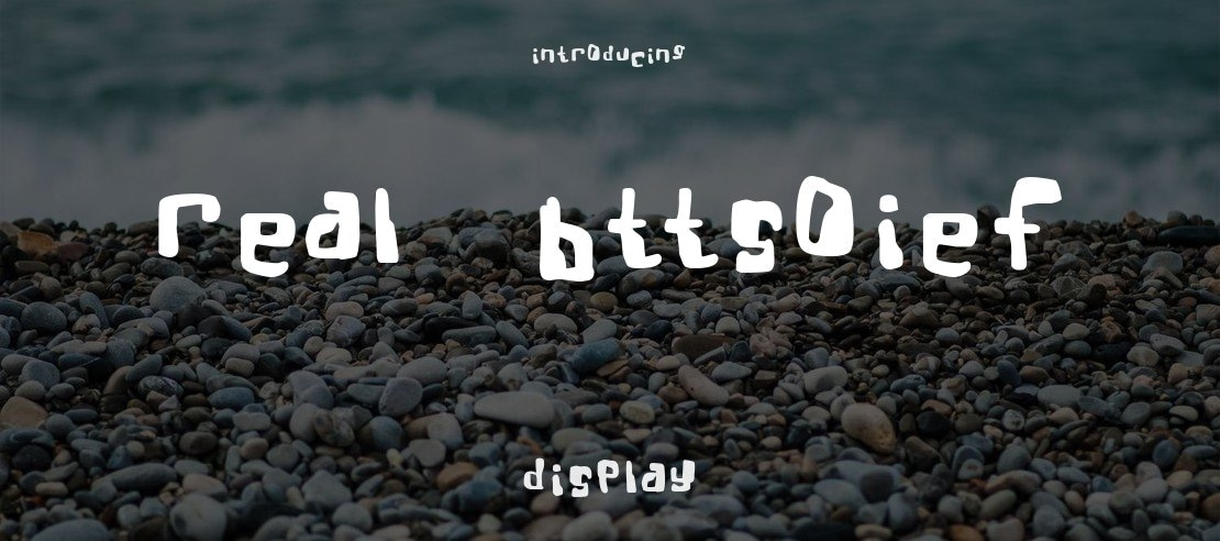 Real Bttsoief Font