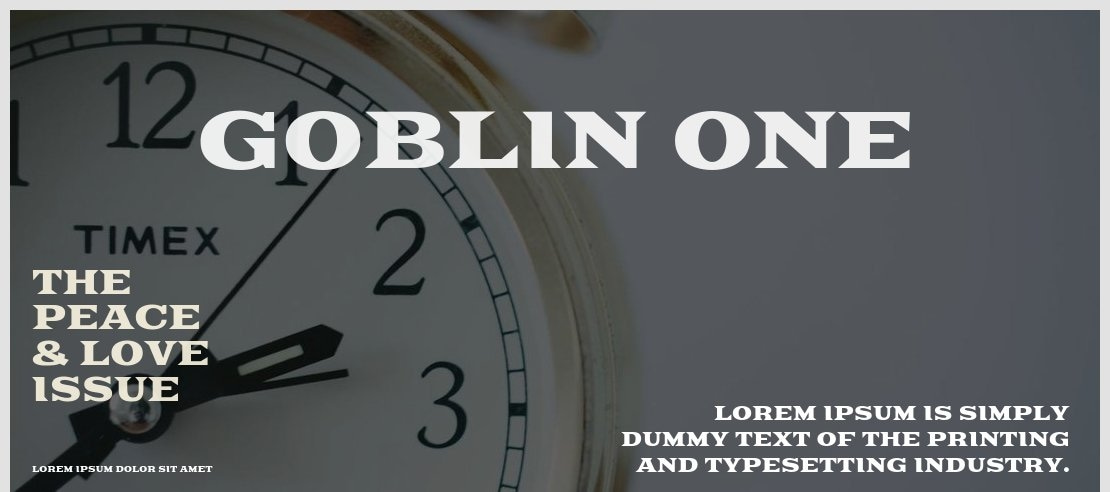 Goblin One Font