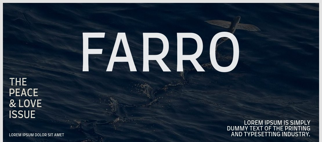 Farro Font Family