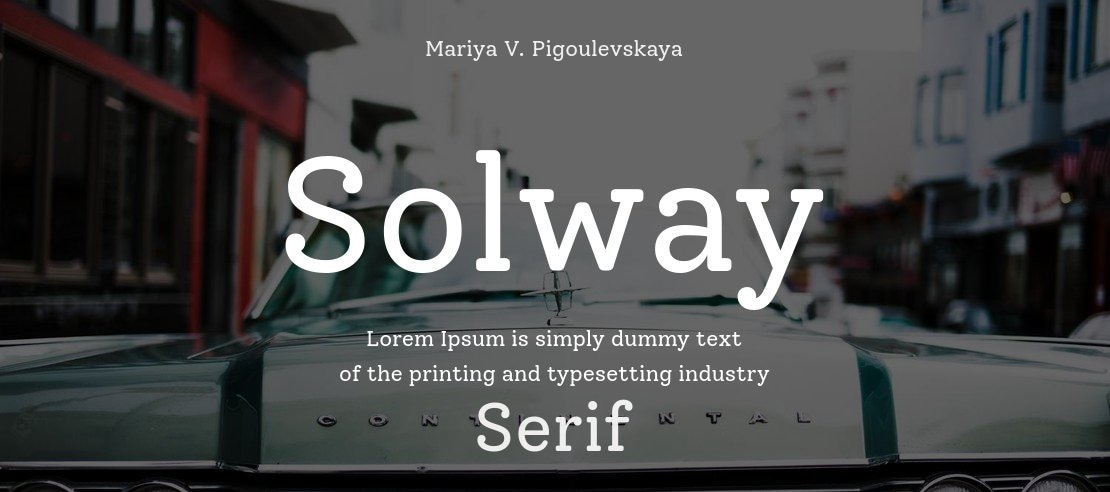 Solway Font Family