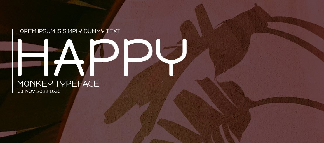 Happy Monkey Font