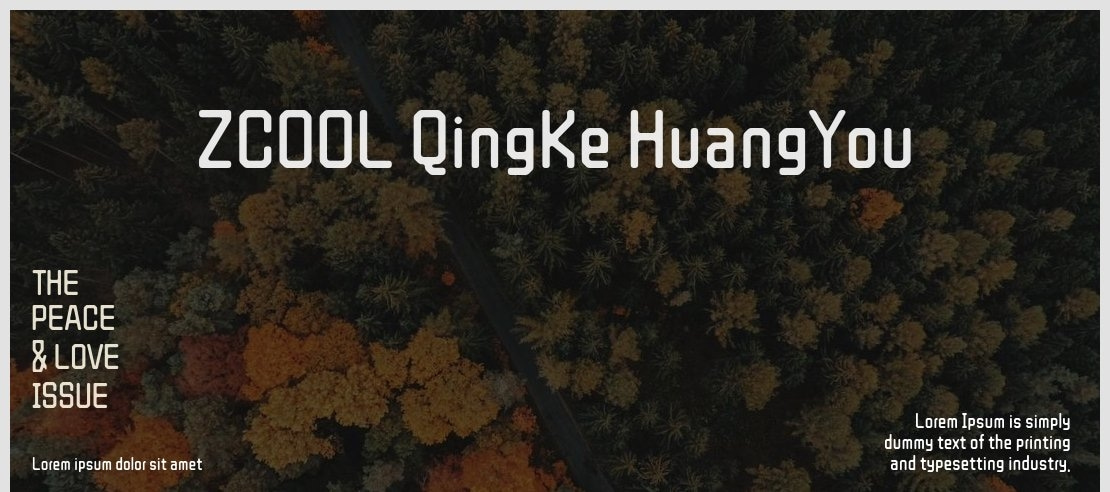 ZCOOL QingKe HuangYou Font