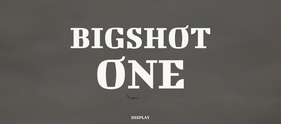 Bigshot One Font