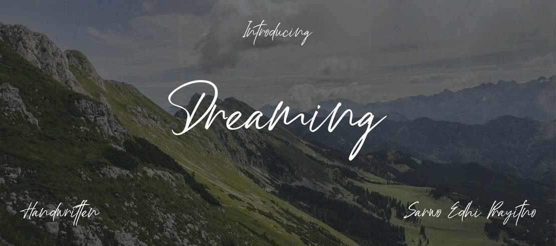 Dreaming Font