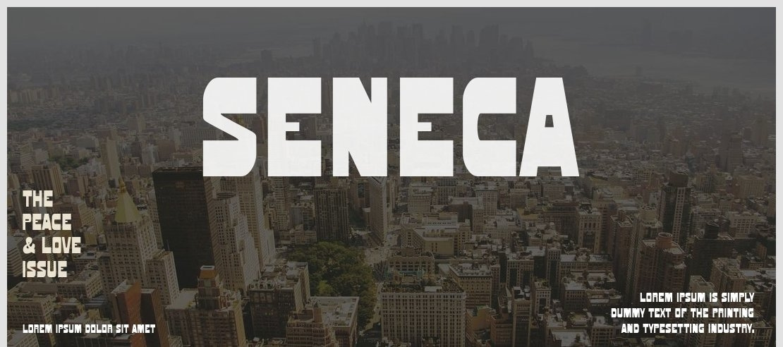 SENECA Font