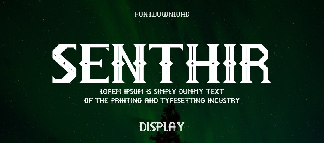 SENTHIR Font