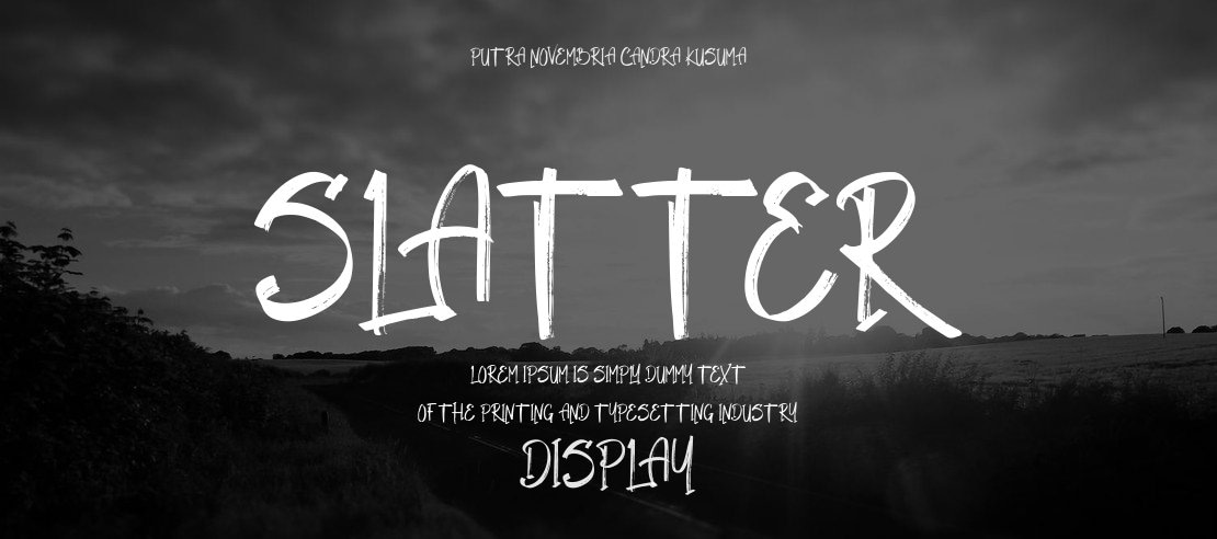 Slatter Font