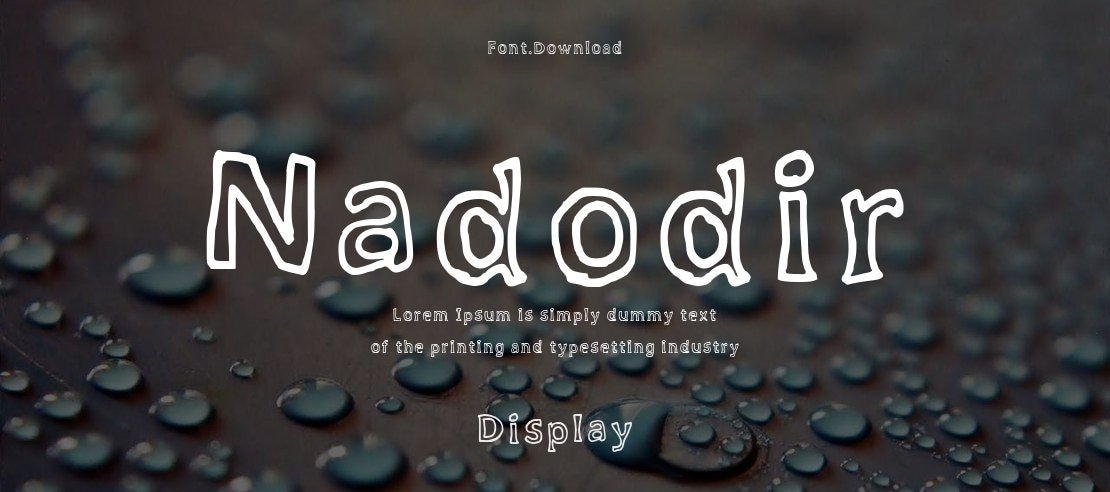 Nadodir Font