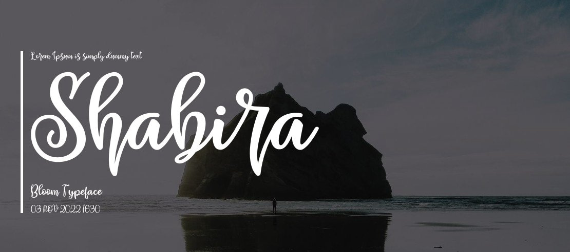 Shabira Bloom Font