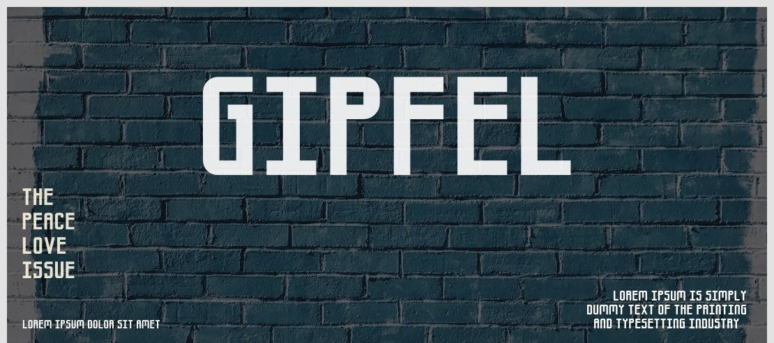 Gipfel Font Family