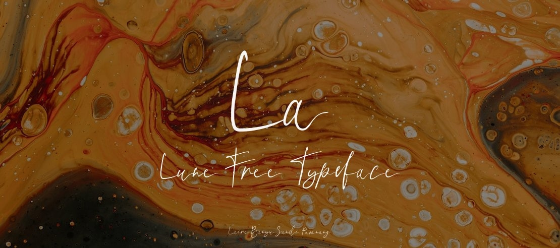 La Lune Free Font