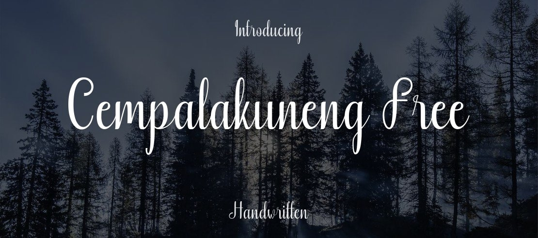 Cempalakuneng Free Font