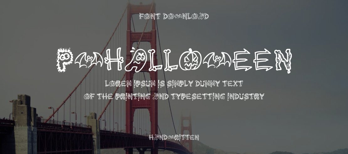 PWHalloween Font