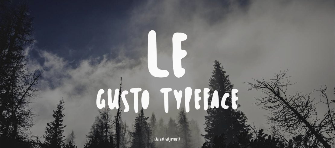 Le Gusto Font