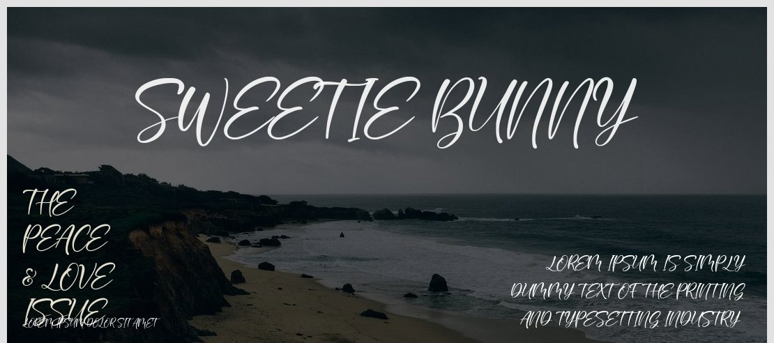 Sweetie Bunny Font