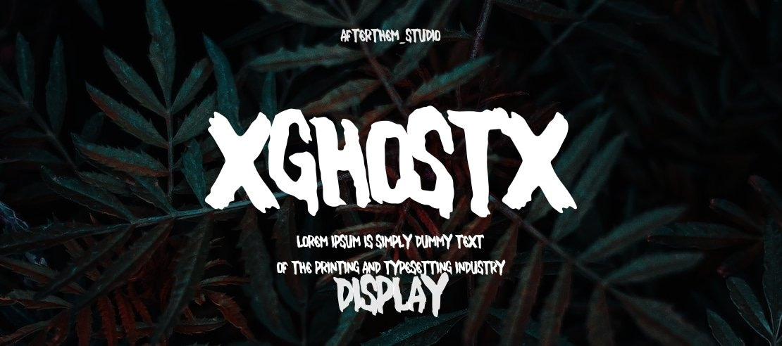 XGhostx Font