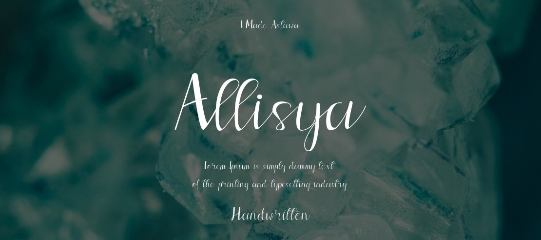 Allisya Font