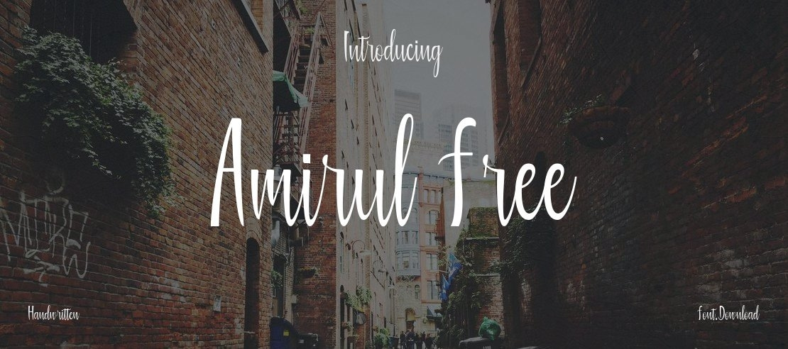 Amirul Free Font