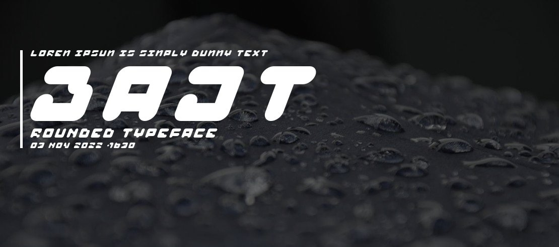 BAJT Rounded Font