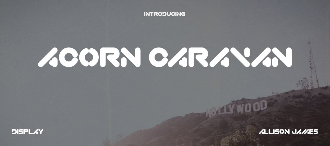 Acorn Caravan Font