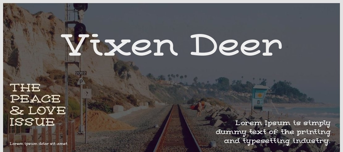 Vixen Deer Font