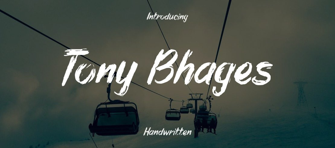 Tony Bhages Font