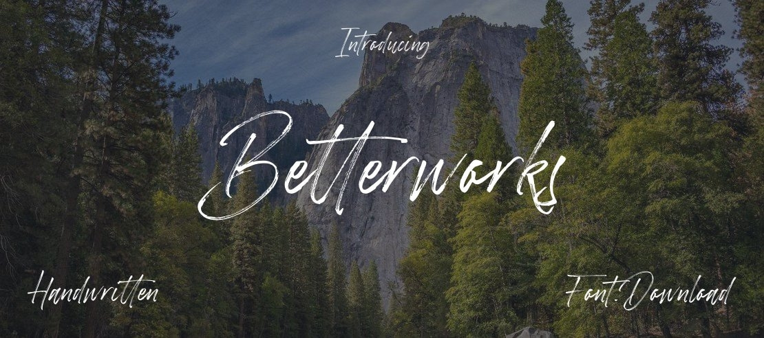 Betterworks Font