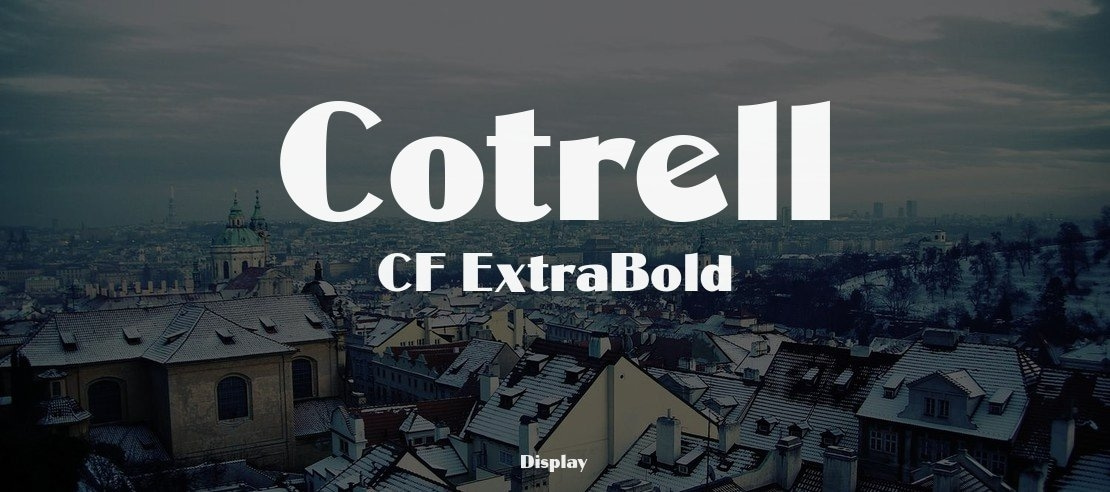 Cotrell CF ExtraBold Font