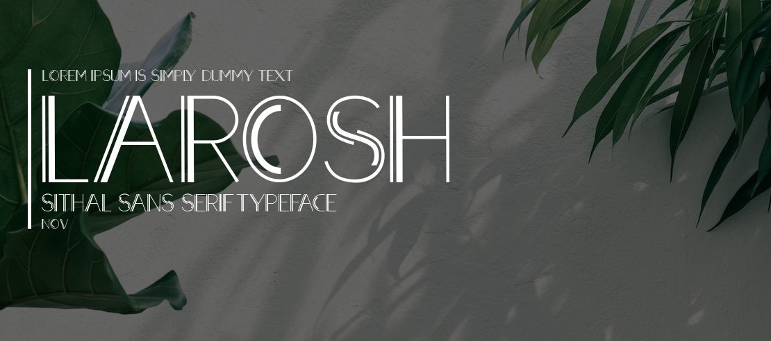 LAROSH Sithal Sans Serif Font Family