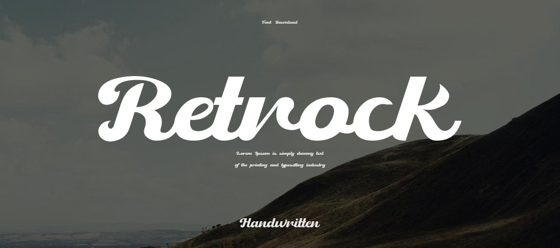 Retrock Font