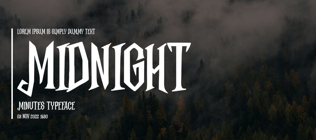 Midnight Minutes Font