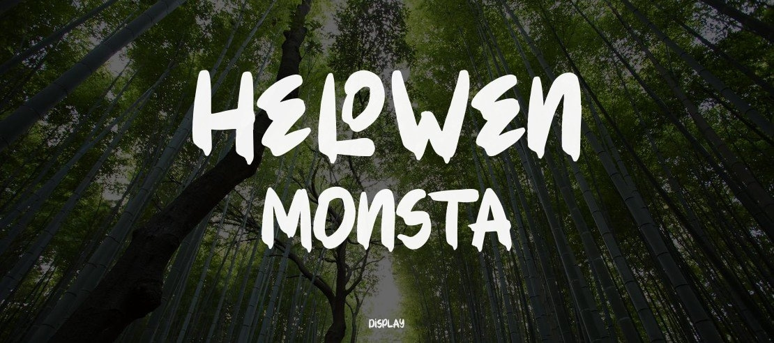 HELOWEN MONSTA Font