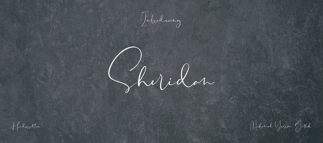 Sheridan Font