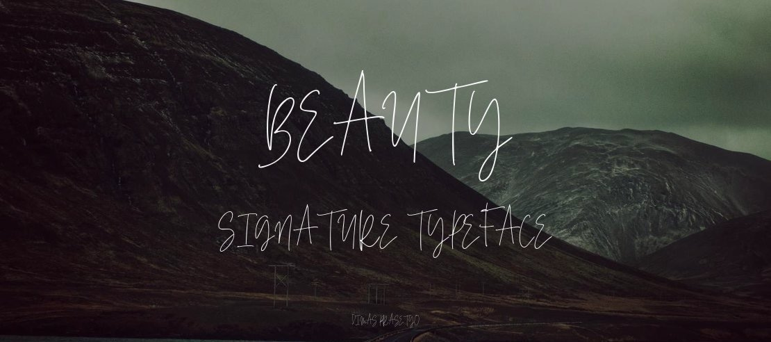 Beauty Signature Font