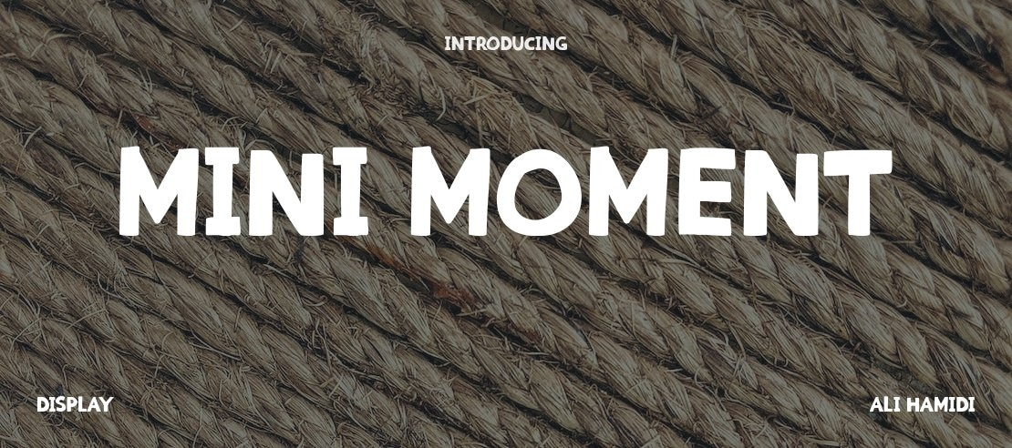 Mini Moment Font