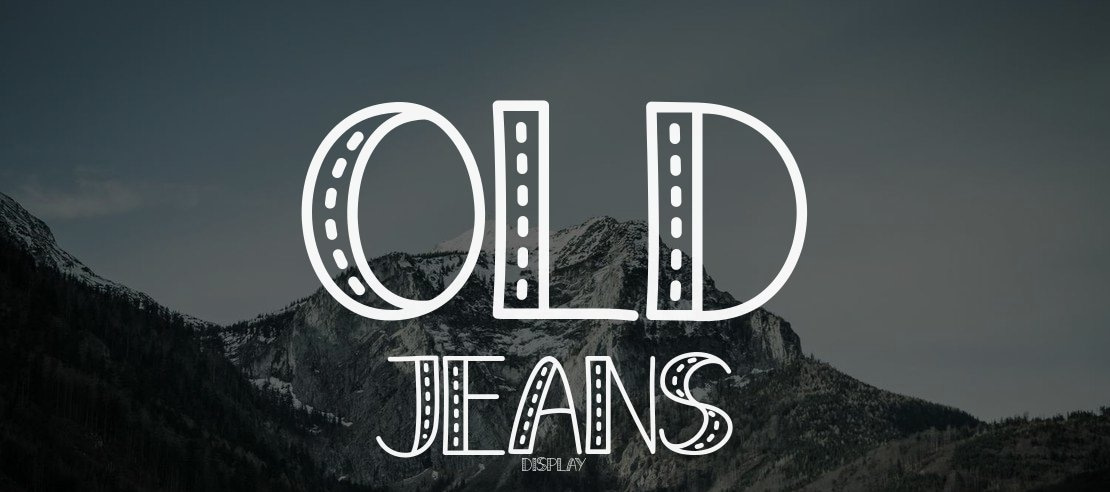 Old Jeans Font Family