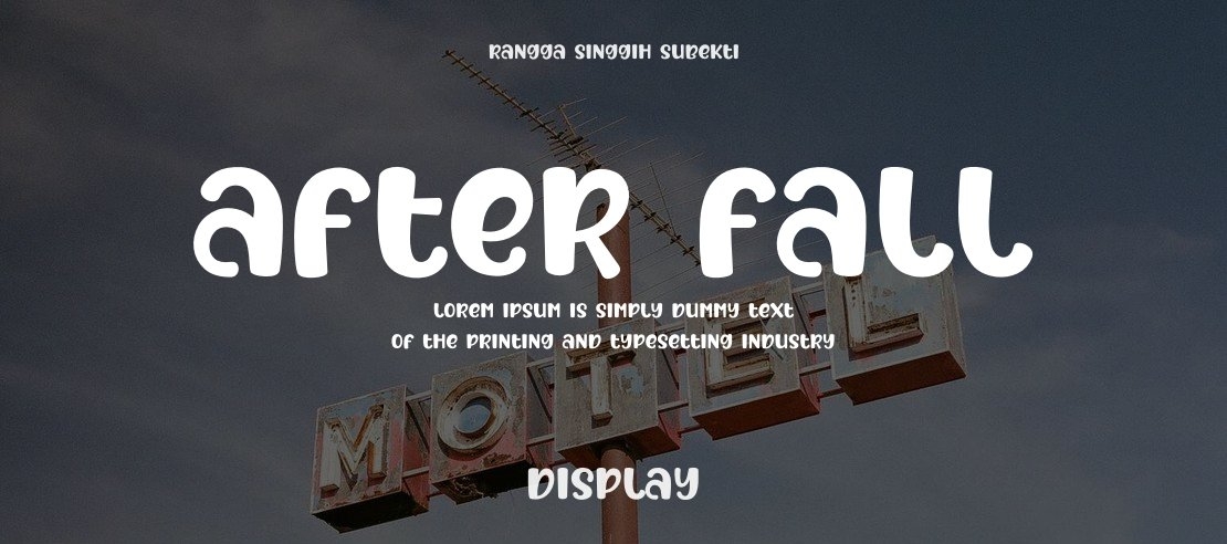 After Fall Font