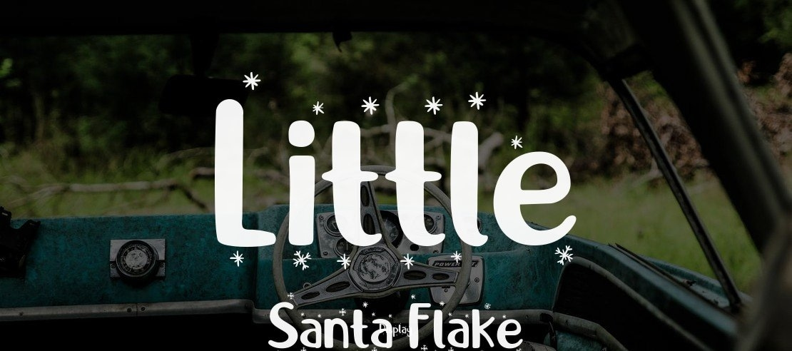 Little Santa Flake Font