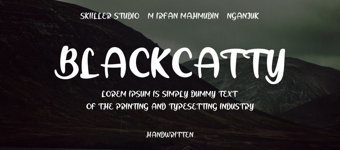 BlackCatty Font