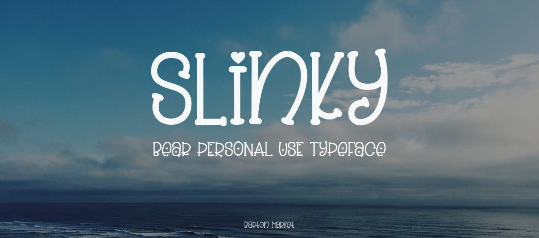 Slinky Bear PERSONAL USE Font