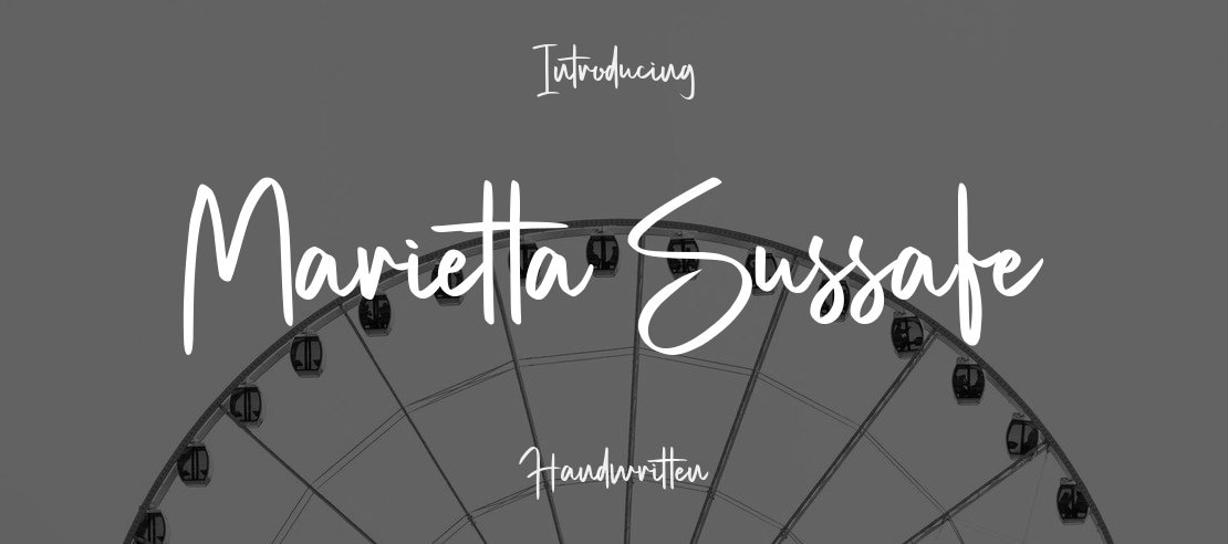 Marietta Sussafe Font