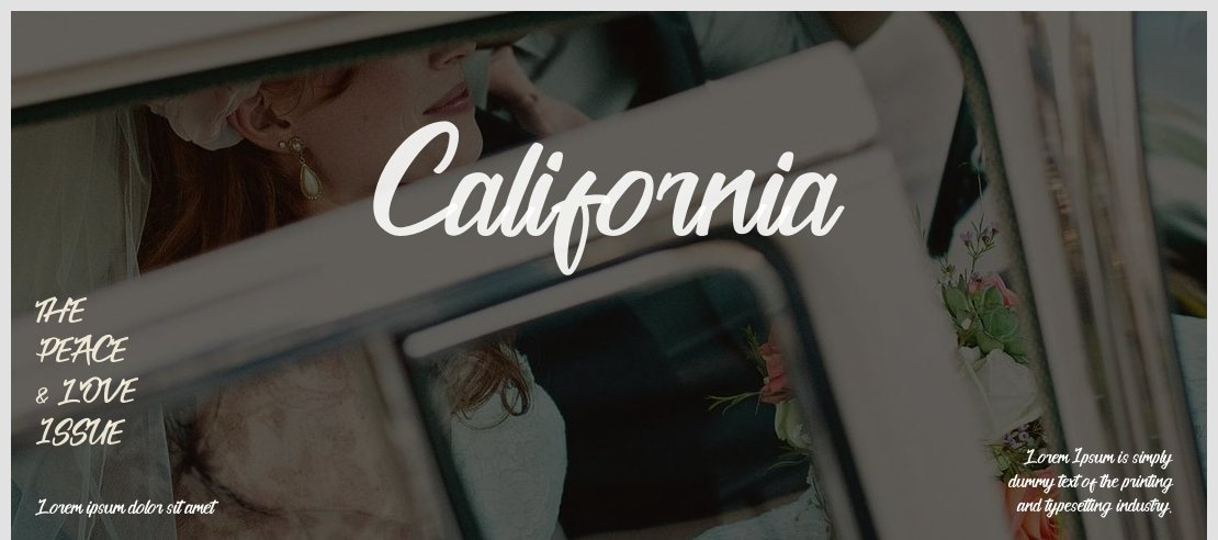 California Font Family