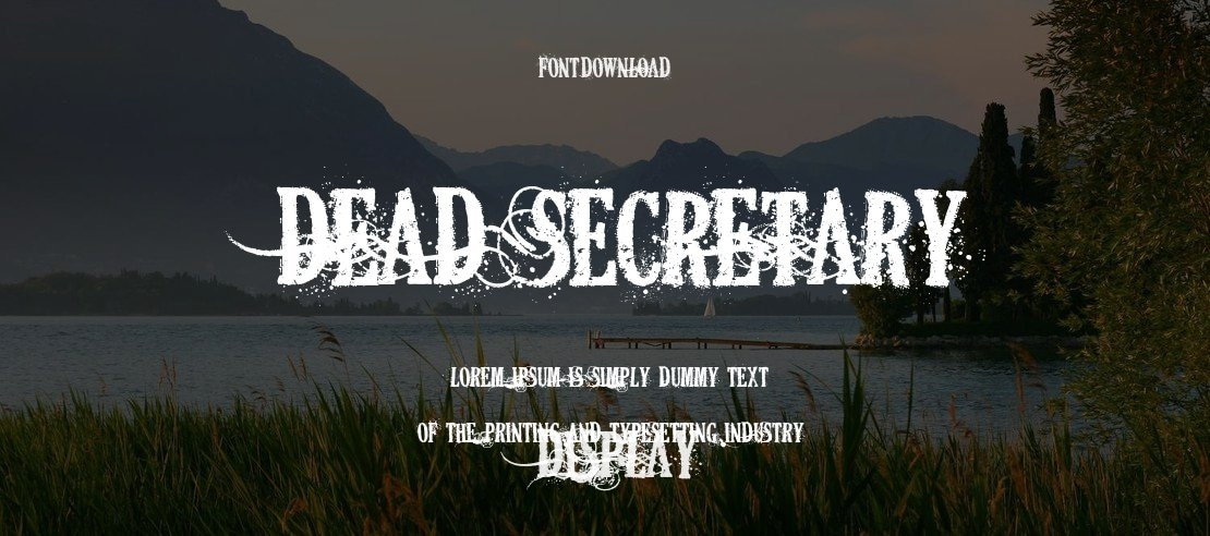 Dead Secretary Font