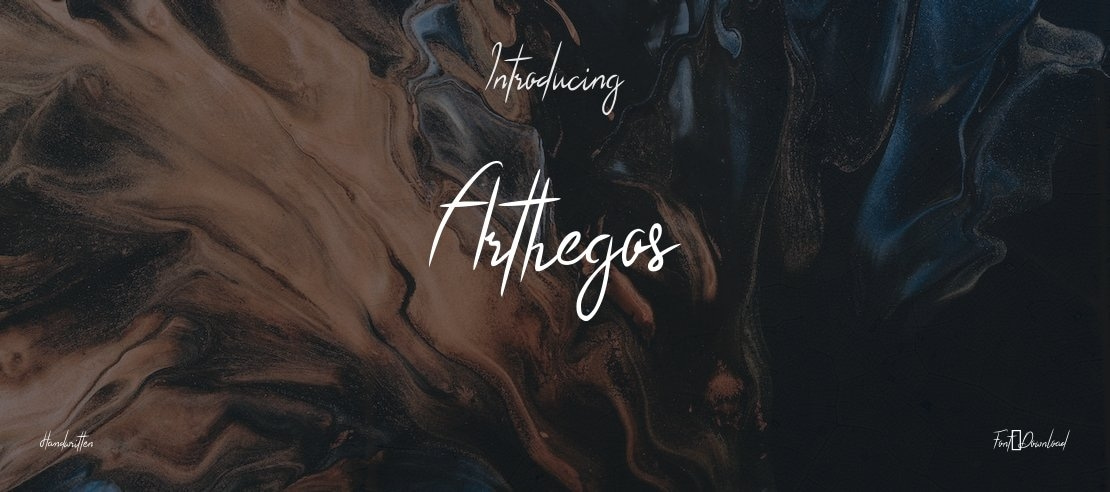 Arthegos Font