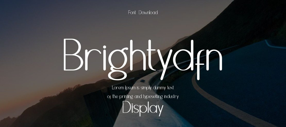 Brightydfn Font