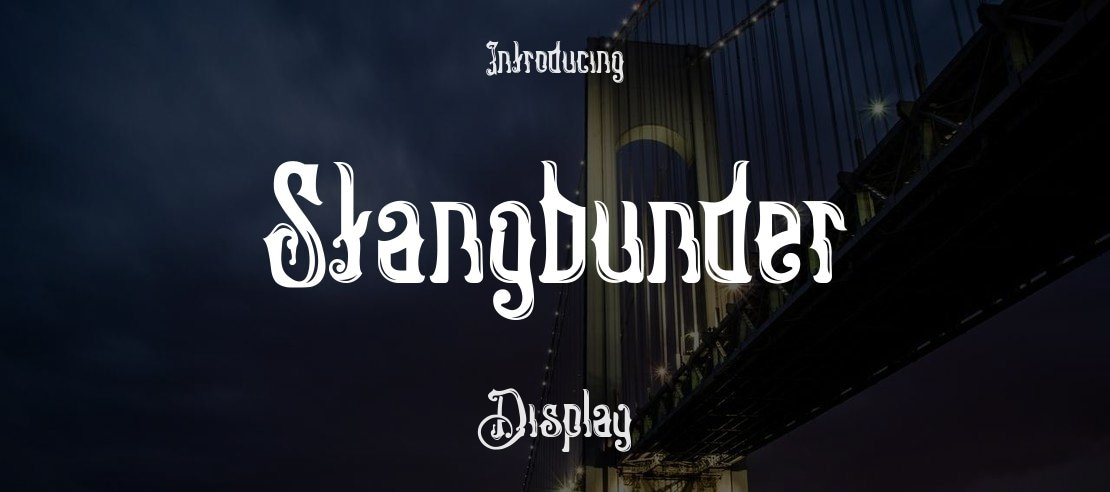 Stangbunder Font