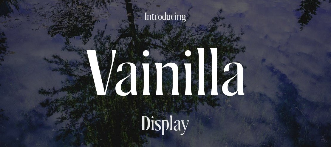 Vainilla Font