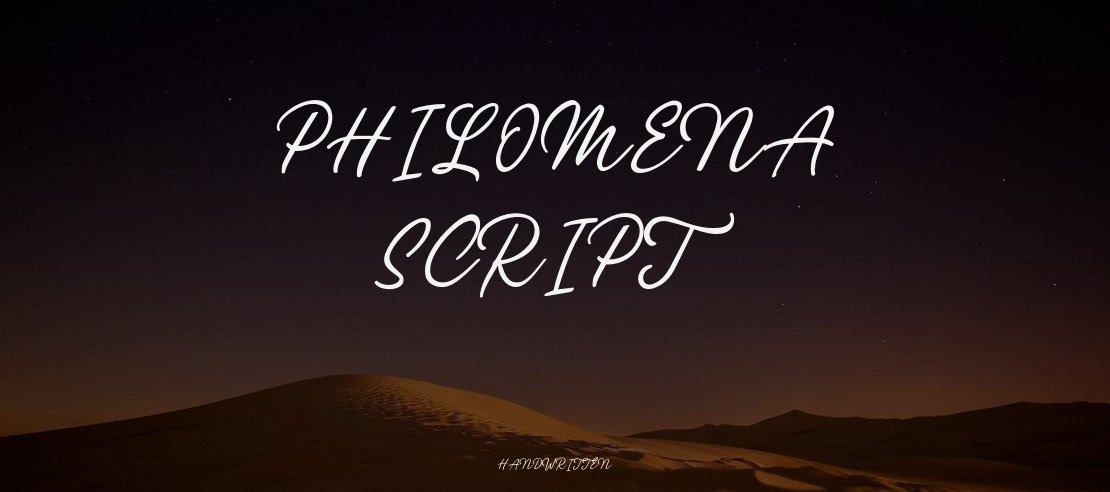 Philomena Script Font