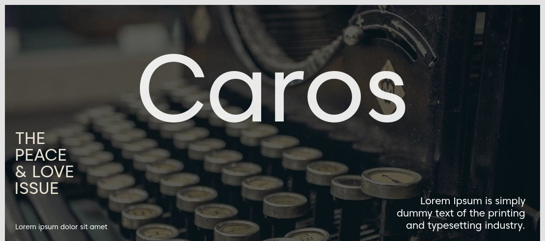 Caros Font Family