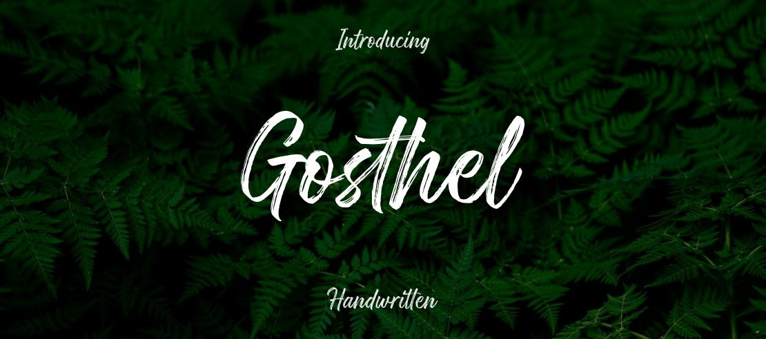 Gosthel Font